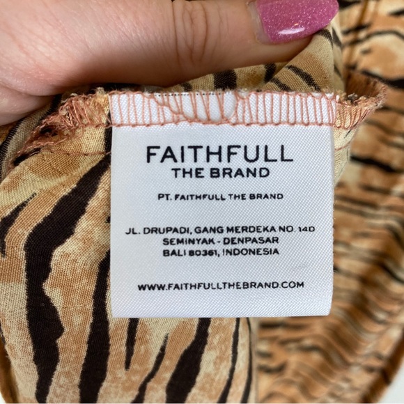 Faithfull The Brand Ira Animal Print Mini Dress - Picture 12 of 13